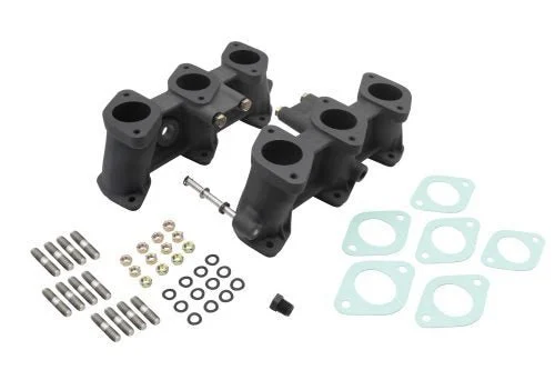 PMO Intake Manifolds 100mm Tall, CIS Injection 46x42mm Rennsport "R" Finish