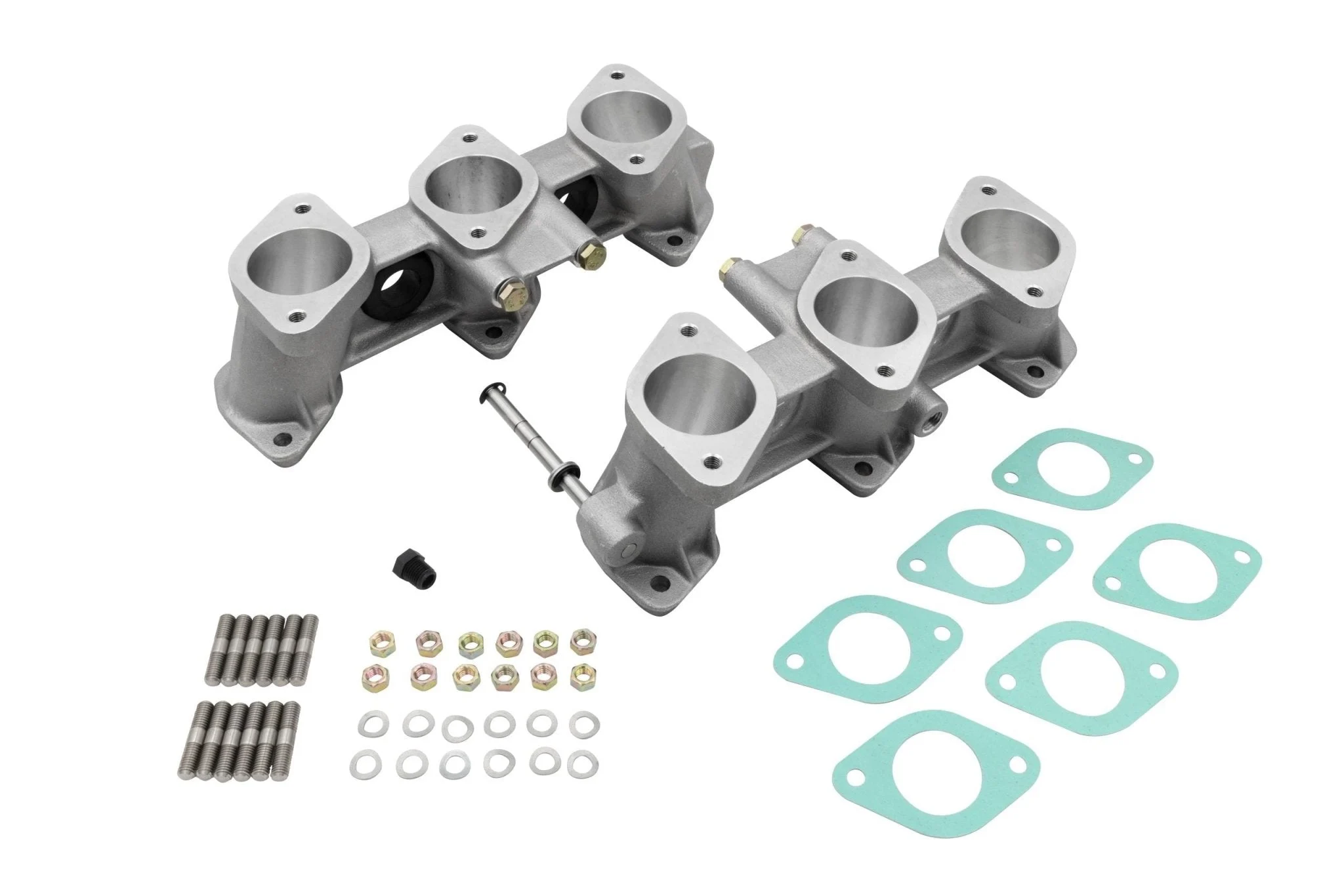 PMO Intake Manifolds 82mm Tall, CIS Injection 40x36mm Raw Aluminum Finish