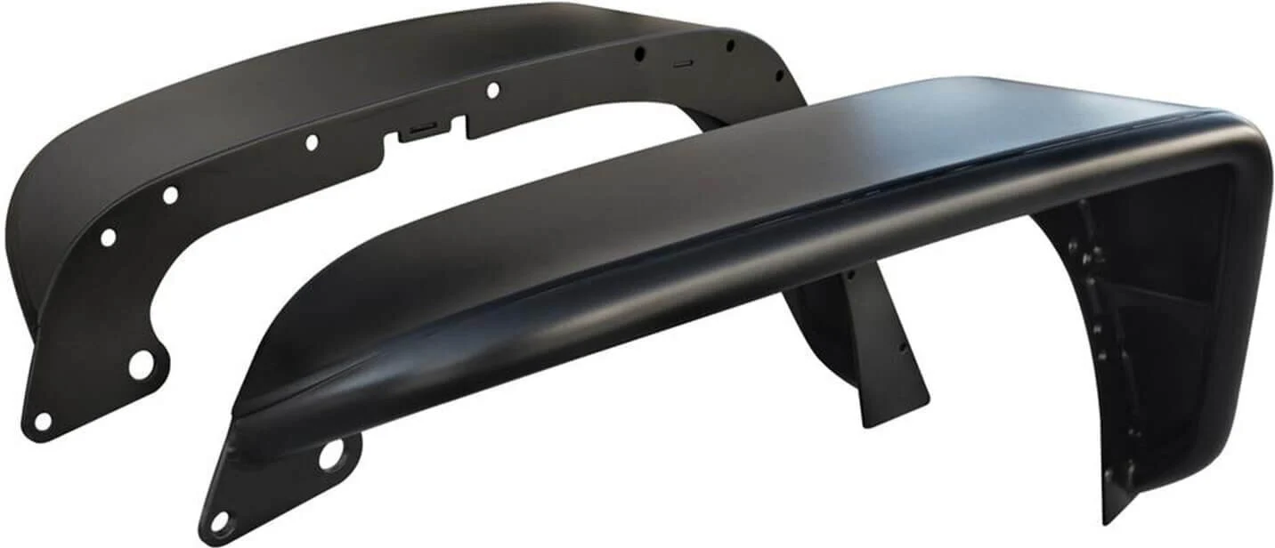 Poison Spyder  Crusher Flares for 18-26 Jeep Wrangler JL & Gladiator JT - Rear Fenders for 20-26 Jeep Gladiator JT