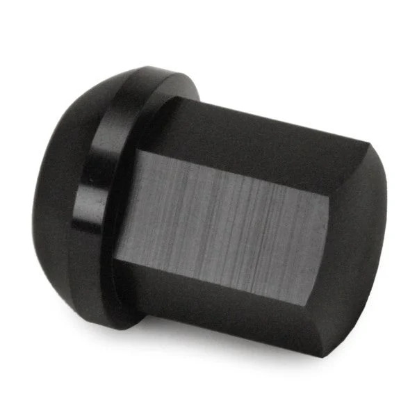 Porsche Alloy Lug Nut 14mm X 1.5 Thread Pitch 1.2" Depth Black Finish, 10 Pack