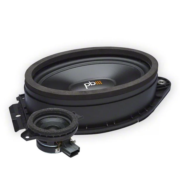 PowerBass 6x9-Inch Direct Fit Premium OEM Replacement Component Speaker; Rear Deck; 60 Watts RMS/120 Watts Max (10-15 Camaro)