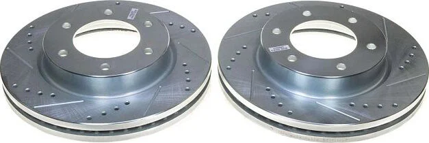 PowerStop  Evolution Drilled & Slotted Brake Rotors for 21-26 Ford Bronco - Front for 21-26 Ford Bronco