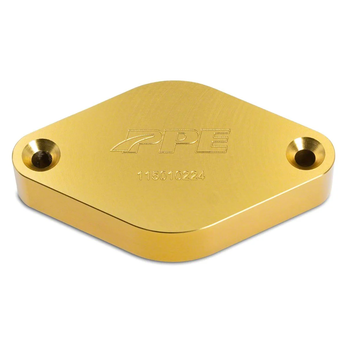 PPE Turbo Resonator Delete Plug; Gold (11-16 6.6L Duramax Silverado 2500 HD)