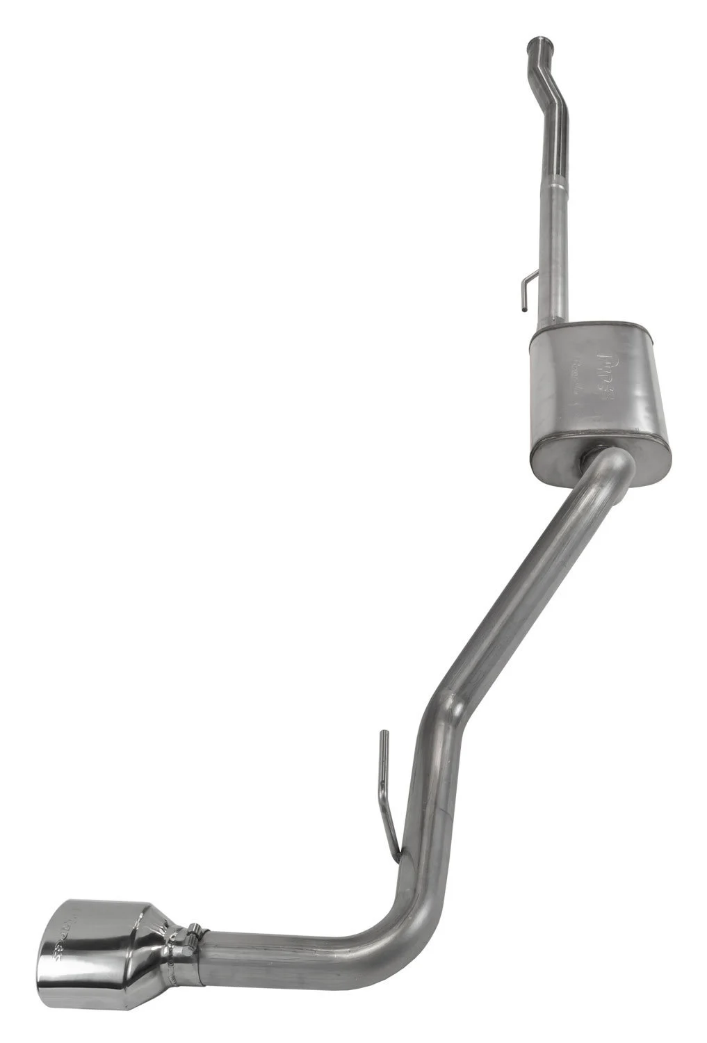 Pypes Performance Exhaust  2.5" Cat Back Exhaust with Street Pro Muffler for Jeep Gladiator JT with 3.6L Engine with Stainless Steel Exhaust Tip for Jeep Gladiator JT