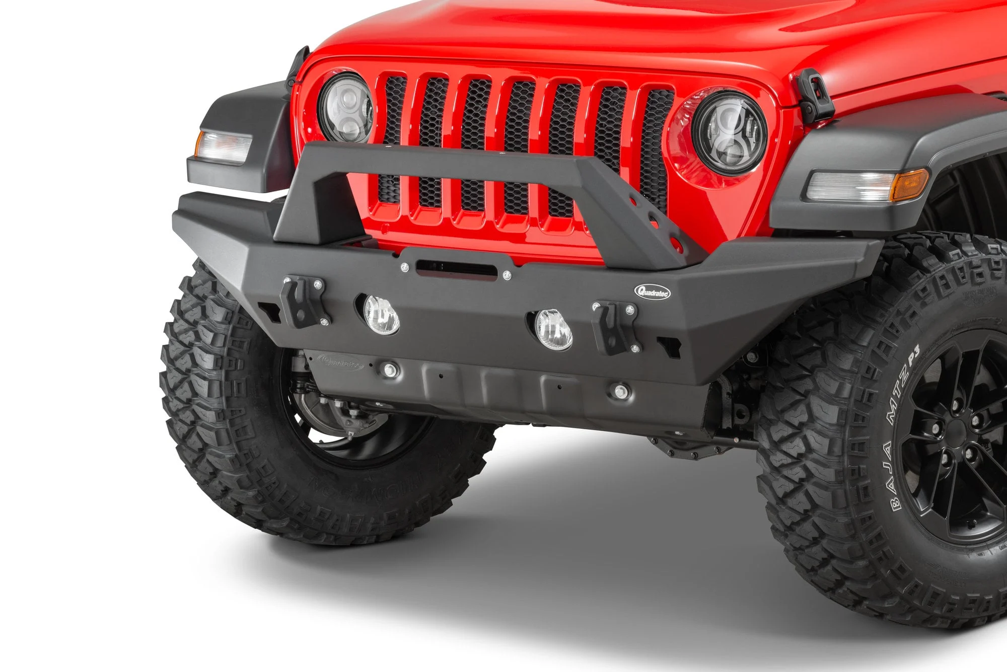 Quadratec  Brute Strength Winch Bumper  for 18-26 Jeep Wrangler JL & Gladiator JT