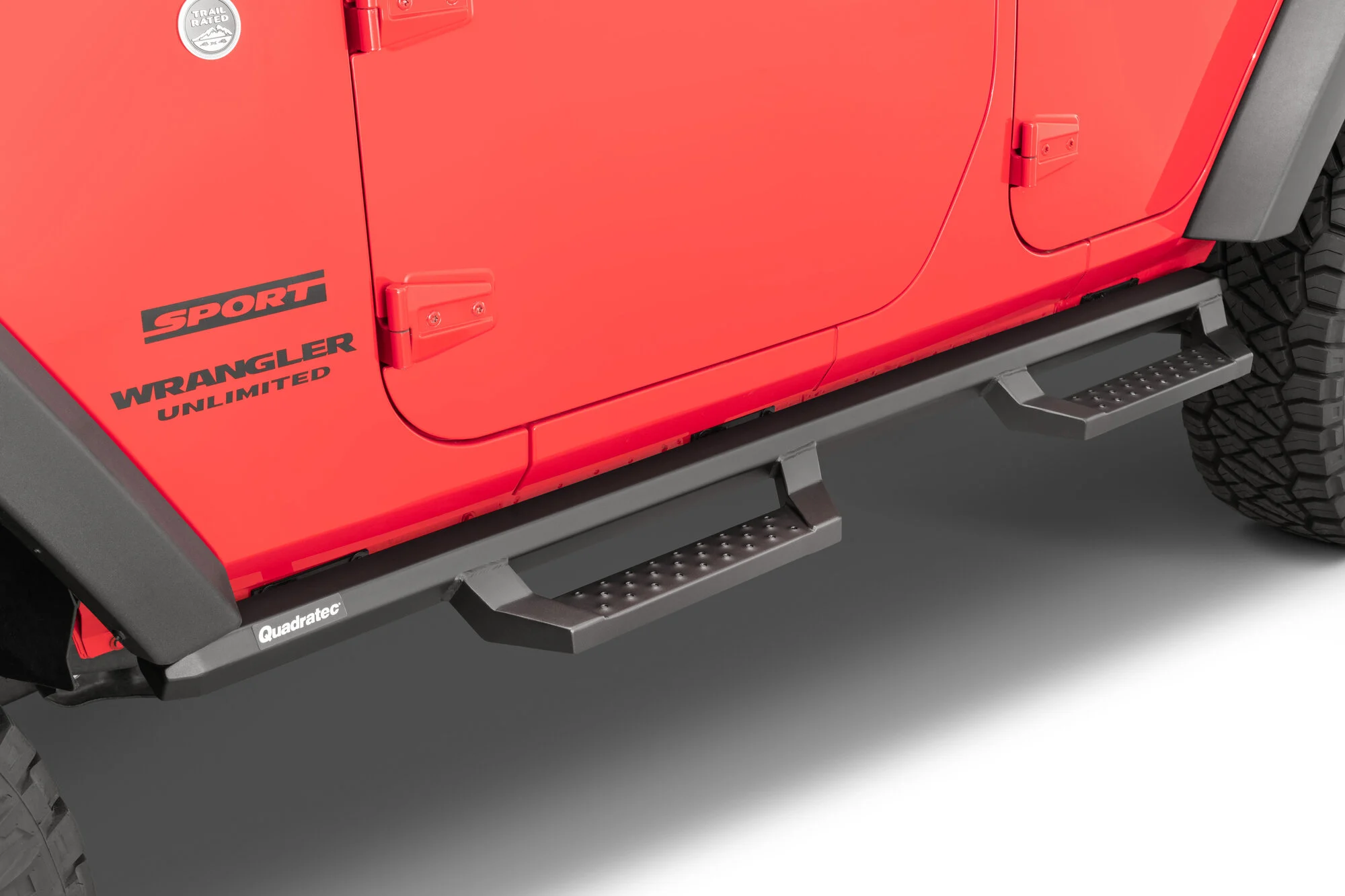 Quadratec  QRC Drop Steps for 07-18 Jeep Wrangler JK Unlimited 4-Door