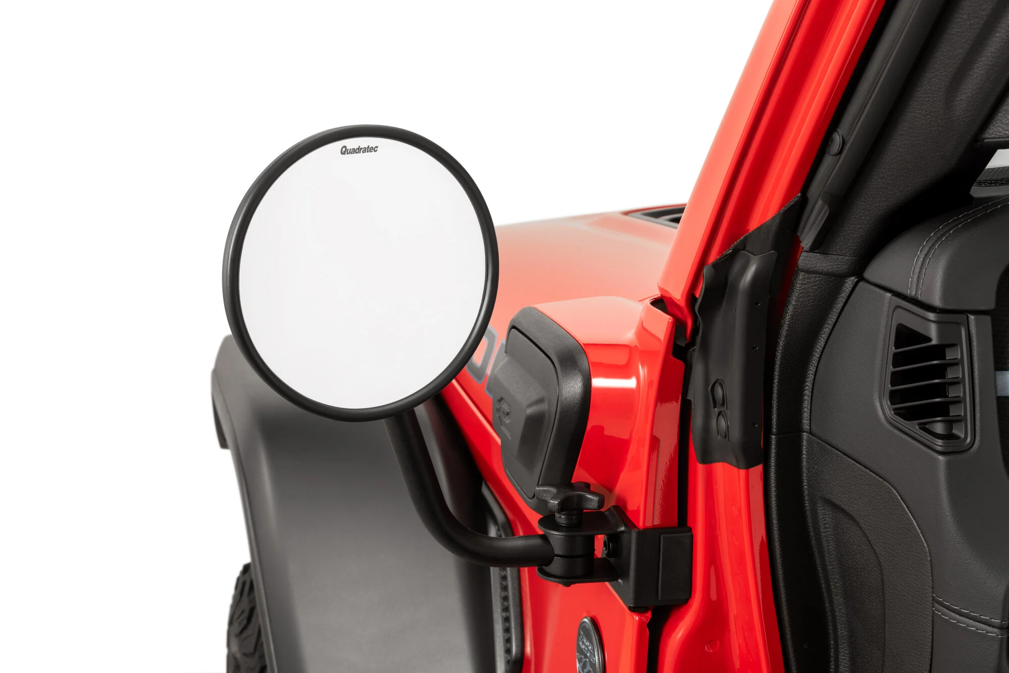 Quadratec  Quick Release Mirrors for 21-25 Jeep Wrangler JL Unlimited 4xe - Round Head for 21-26 Jeep Wrangler Unlimited 4xe