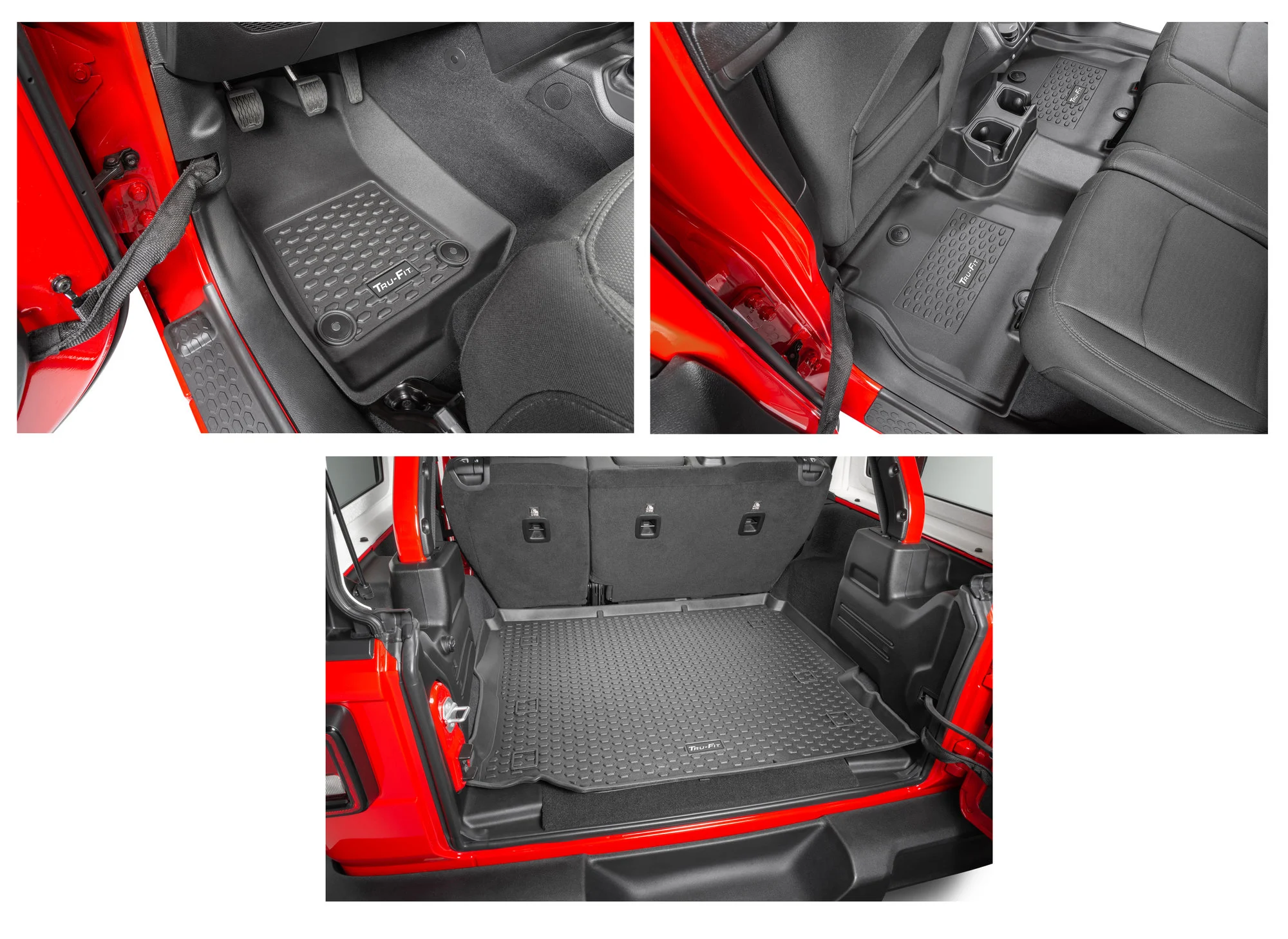 Tru-Fit  Floor Liner Triple Combo for 18-25 Jeep Wrangler JL Unlimited