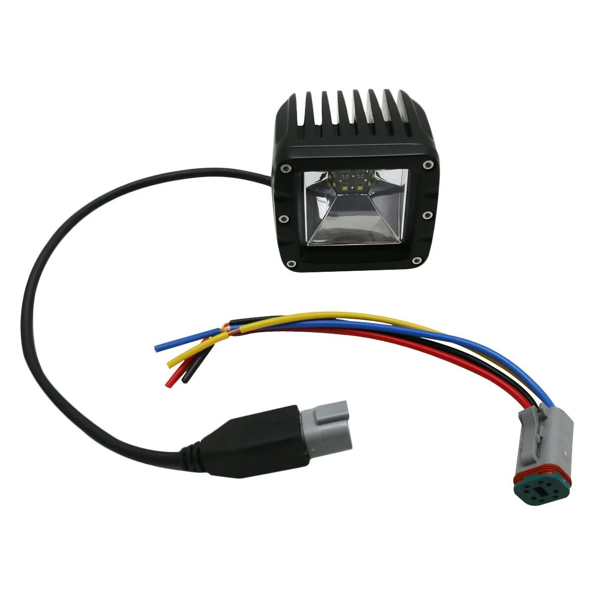 Race Sport Lighting RS12KA 2-Function LED Cube Style Forward Light