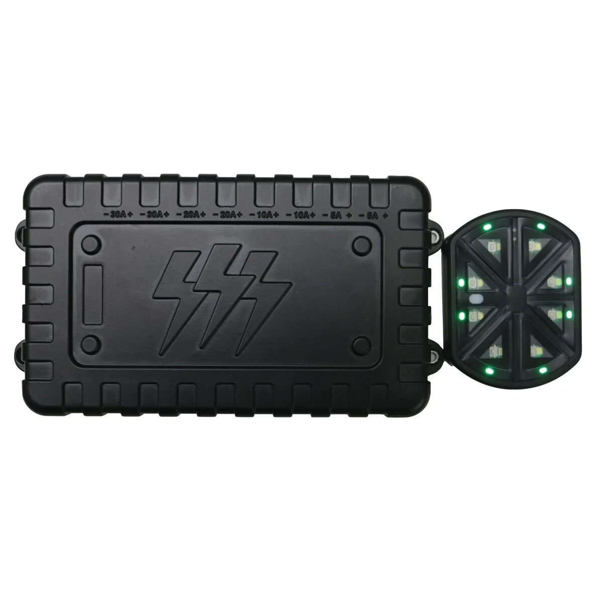 Race Sport Lighting RSW80A 8 Gang DC12V 80-Amp Lightning Series Long Range Wireless Source Control Switch Power System