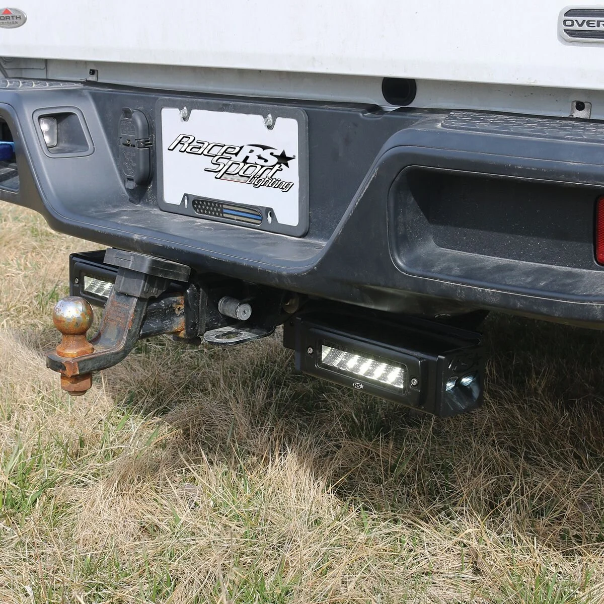 Race Sport Lighting JGHB20UP Hitch Bar Reverse Lights for 20-25 Jeep Gladiator JT