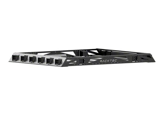 RACKTEC Tanto Series Roof Rack with 40-Inch Light Bar Cutout (09-18 RAM 1500 Crew Cab)