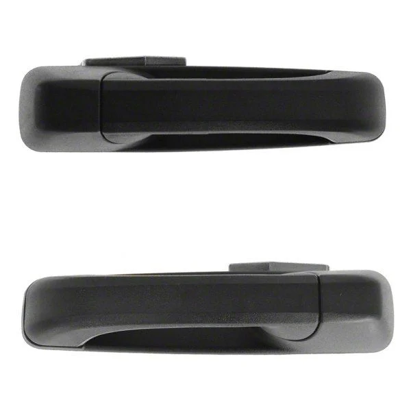 Exterior Door Handles; Rear; Textured Black (09-18 RAM 1500 Crew Cab)