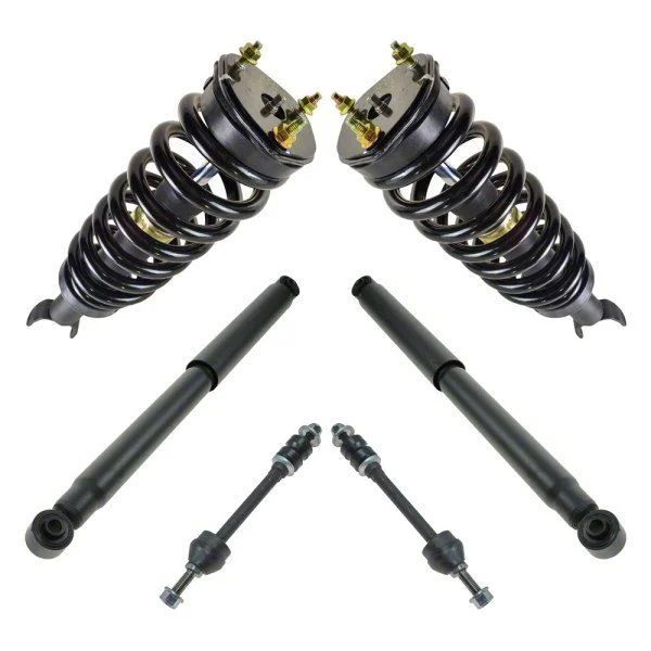 Front Strut and Spring Assemblies with Rear Shocks and Sway Bar Links (06-08 4WD RAM 1500 Regular Cab, Quad Cab)