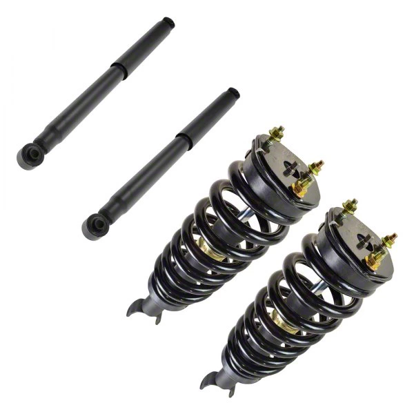 Front Strut and Spring Assemblies with Rear Shocks (06-08 4WD RAM 1500 Regular Cab, Quad Cab)
