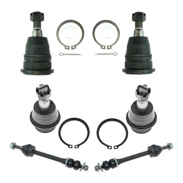 Front Upper and Lower Ball Joints with Sway Bar Links (06-08 4WD RAM 1500 Regular Cab, Quad Cab)