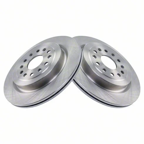 Plain Vented 5-Lug Rotors; Rear Pair (19-26 RAM 1500)