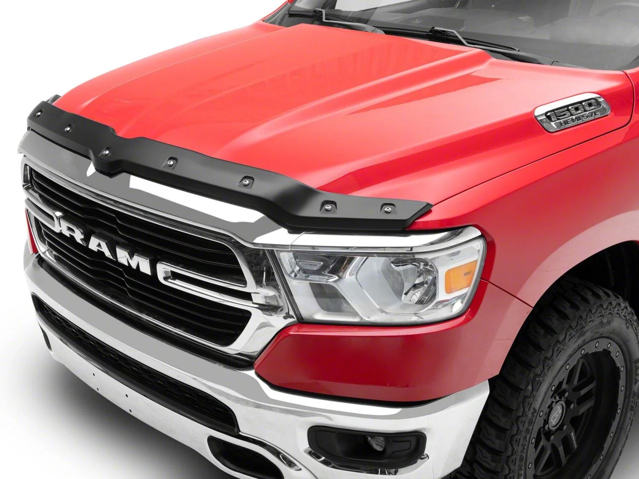 ToughGuard Hood Deflector; Smooth (19-26 RAM 1500, Excluding Rebel, RHO & TRX)