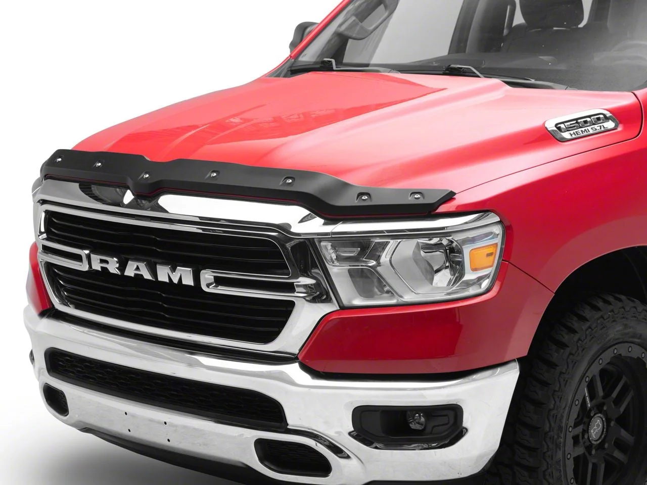 ToughGuard Hood Deflector; Textured (19-26 RAM 1500, Excluding Rebel, RHO & TRX)