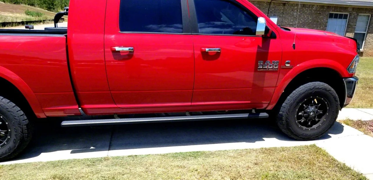 5-Inch iStep Wheel-to-Wheel Running Boards; Black (10-26 RAM 2500 Mega Cab)