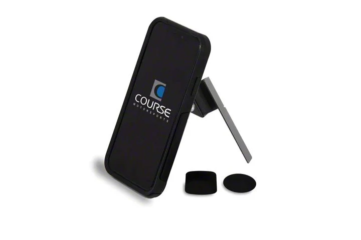 Direct Fit Phone Mount with Charging Auto Closing Cradle Head; Black; Right Side (19-26 RAM 2500 Laramie Longhorn, Limited, Limited Longhorn)