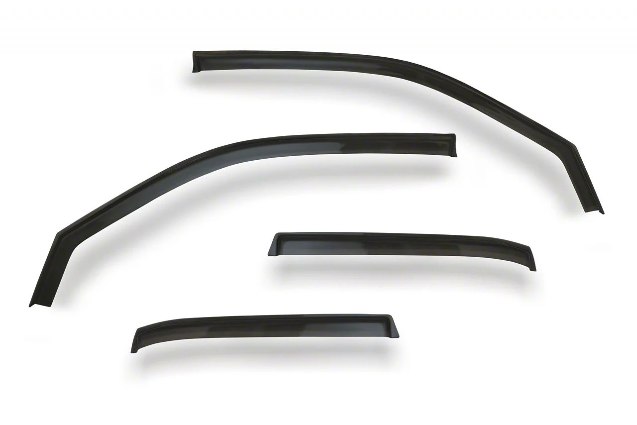 Ventgard Sport Window Deflectors; Smoked; Front and Rear (03-09 RAM 2500 Quad Cab)