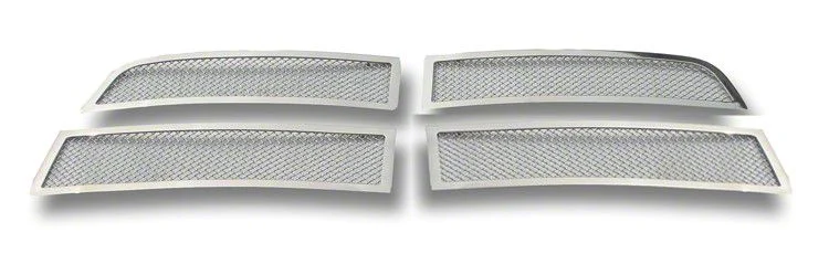Wire Mesh Upper Overlay Grilles; Chrome (10-12 RAM 2500, Excluding Laramie)