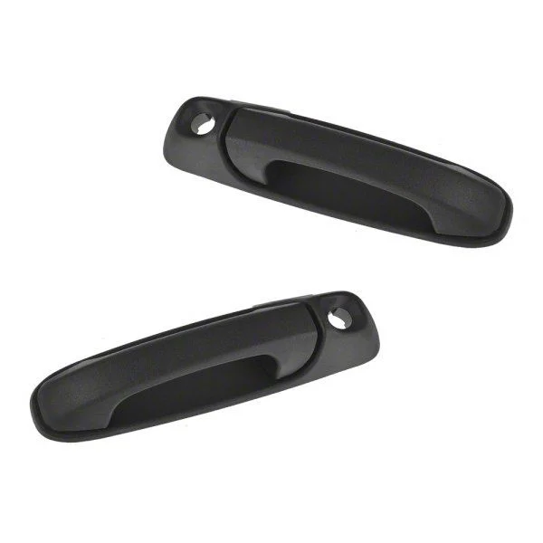 Exterior Door Handles; Front; Textured Black (03-09 RAM 3500)