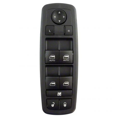 Master Power Window Switch; Front Driver Side (10-12 RAM 3500 Mega Cab, Crew Cab)