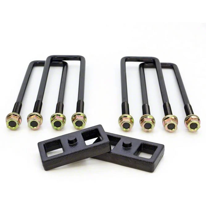 ReadyLIFT 1-Inch Rear Lift Block Kit for Factory Top Overloads (11-19 Sierra 3500 HD)