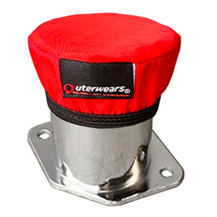Red Outerwear Prefilter Only. Round 2-5/8" Bell Velocity Stack, Each