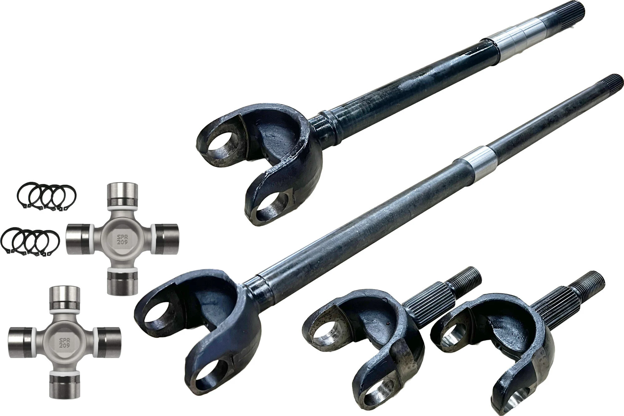Revolution Gear and Axle  Discovery Series Dana 44 2-Piece Front Axle for 18-25 Jeep Wrangler JL Rubicon & Gladiator JT