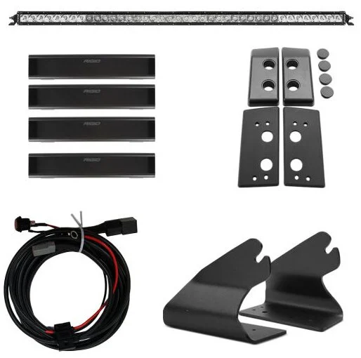 Rigid Industries 46724 Roof Line Light Kit with a SR Spot/Flood Combo Bar for 21-25 Ford Bronco