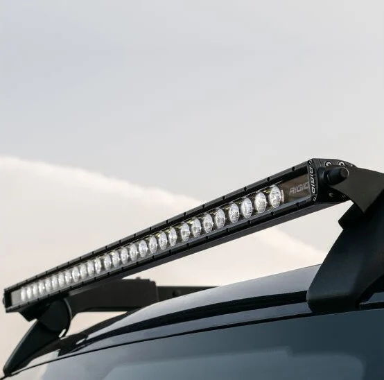 Rigid Industries 46725 Roof Rack Mount Kit for 21-25 Ford Bronco with a Factory Roof Rack