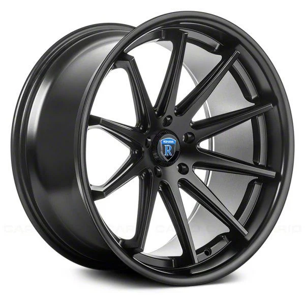Rohana Wheels RC10 Matte Black Wheel; 20x9; 20mm Offset (16-24 Camaro)