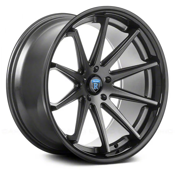Rohana Wheels RC10 Matte Graphite Wheel; 20x10; 40mm Offset (16-24 Camaro)