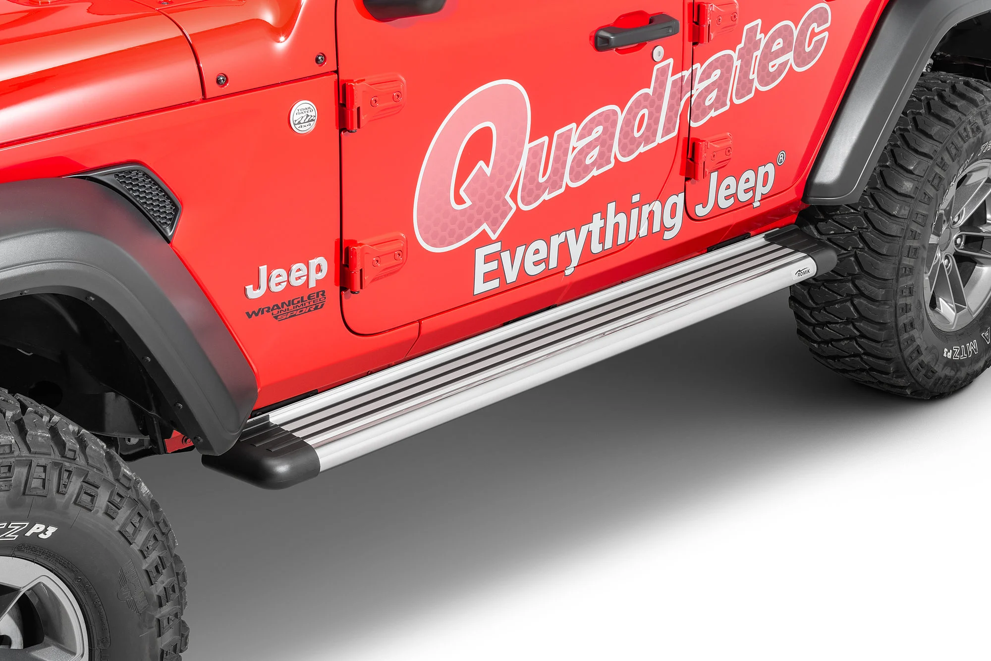 Romik  RB2 Series Running Boards for 18-21 Jeep Wrangler JL Unlimited