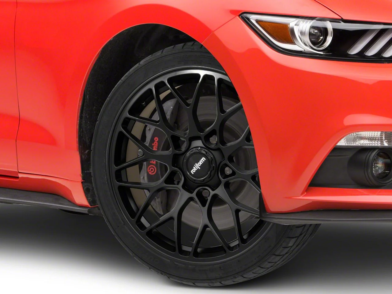Rotiform R190 Matte Black Wheel; 20x9; 35mm Offset (15-23 Mustang GT, EcoBoost, V6)
