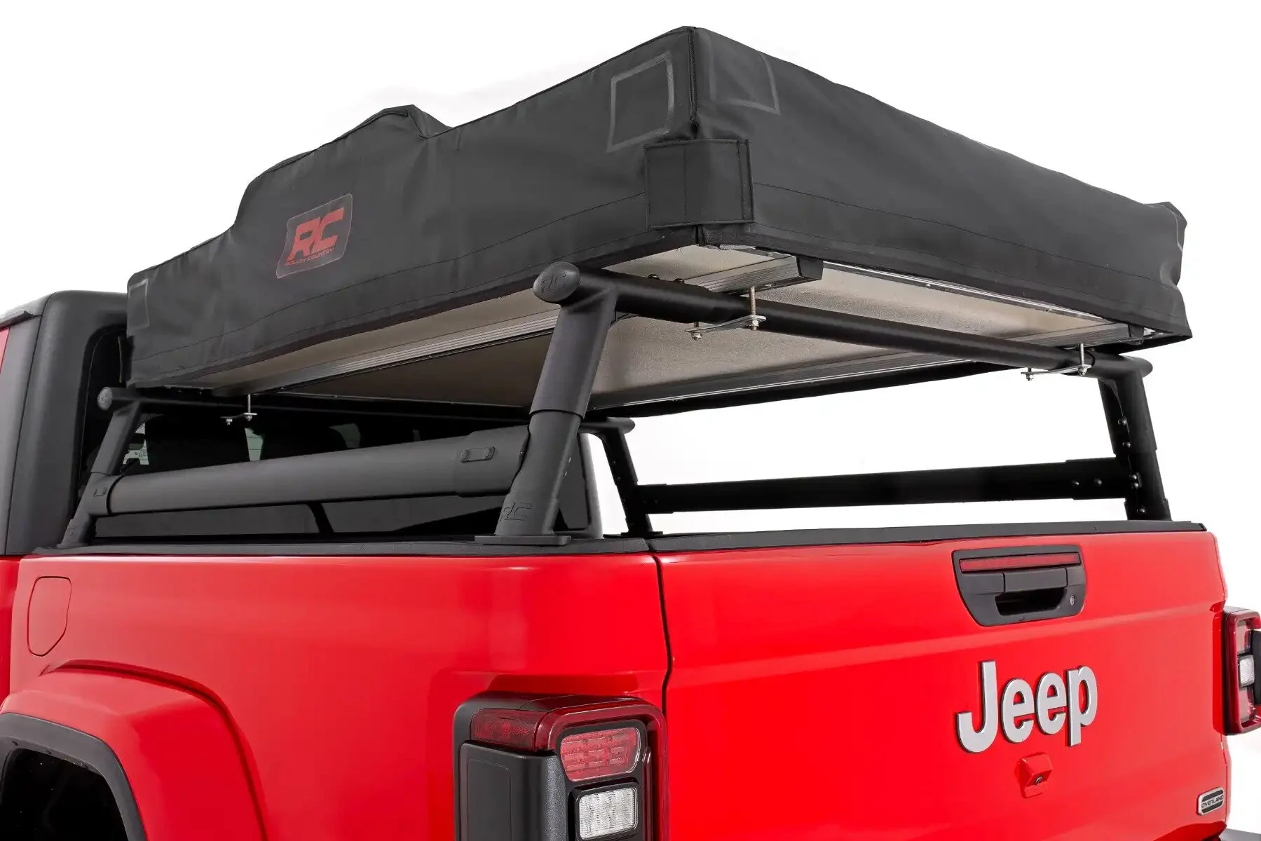 Rough Country 10644 Aluminum Half Bed Rack for 20-24 Jeep Gladiator JT