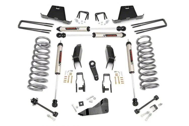 Rough Country Suspension 5-Inch Suspension Lift Kit with V2 Monotube Shocks (03-07 4WD 5.7L, 8.0L RAM 2500, Excluding Power Wagon)
