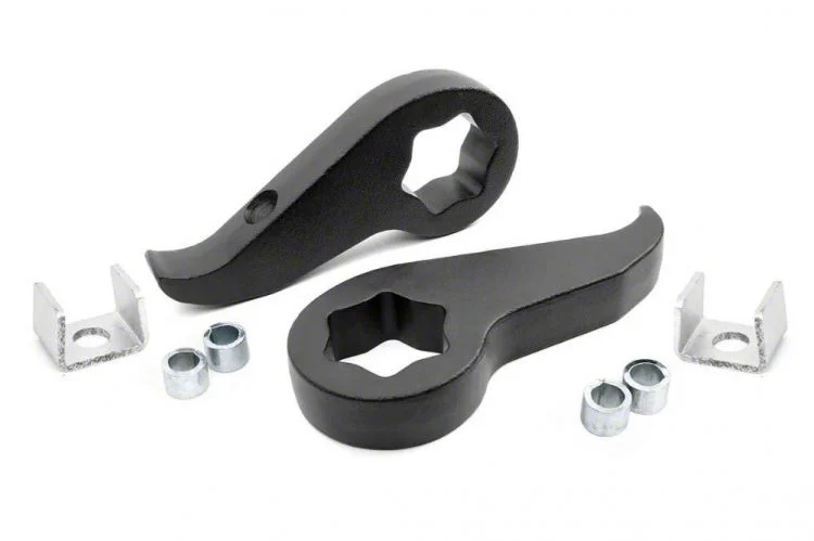 Rough Country Suspension 1.50 to 2-Inch Leveling Torsion Bar Keys (11-19 4WD Sierra 3500 HD w/o MagneRide)
