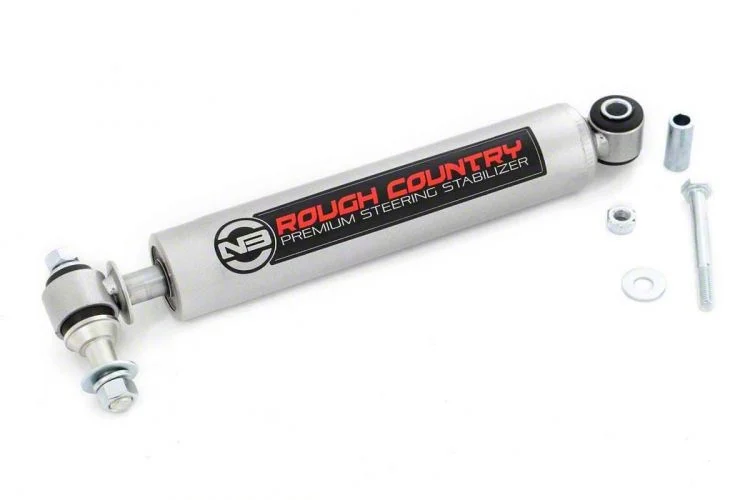 Rough Country Suspension Premium N3 Steering Stabilizer (07-10 4WD Sierra 3500 HD)