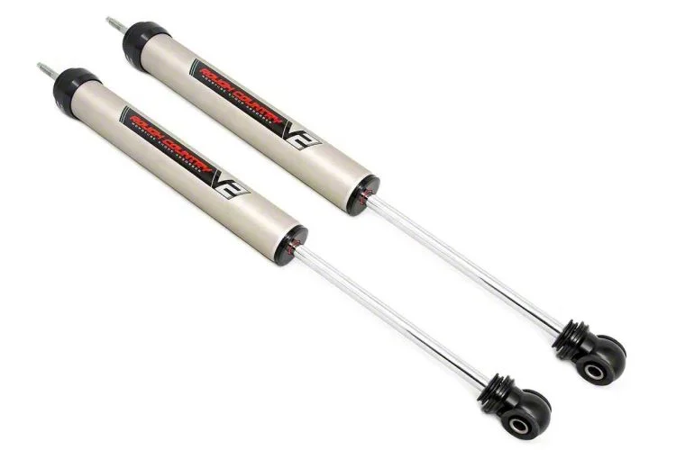 Rough Country Offroad V2 Monotube Front Shocks for 0 to 4-Inch Lift (07-10 Sierra 3500 HD)