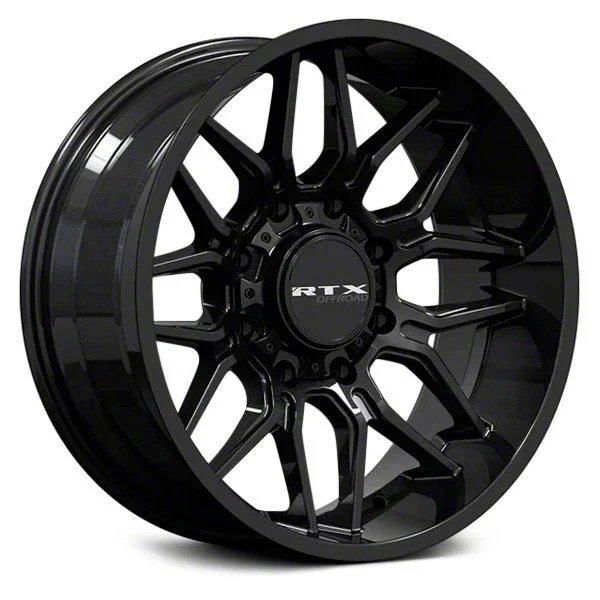 RTX Offroad Wheels Claw Gloss Black 6-Lug Wheel; 18x9; -12mm Offset (07-13 Sierra 1500)