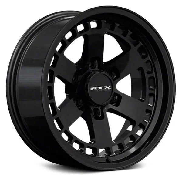 RTX Offroad Wheels Ozark Satin Black 6-Lug Wheel; 18x9; 0mm Offset (07-13 Sierra 1500)