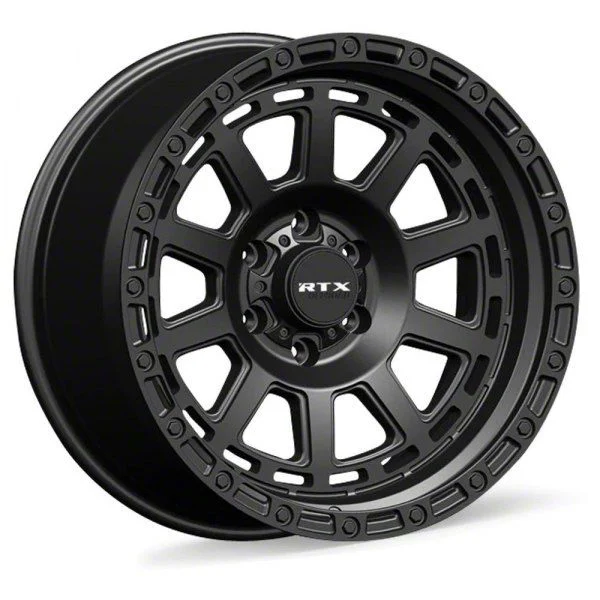 RTX Offroad Wheels Titan Satin Black 6-Lug Wheel; 20x9; 0mm Offset (07-13 Sierra 1500)