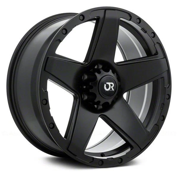 RTX Offroad Wheels Outlaw Satin Black 6-Lug Wheel; 18x9; 10mm Offset (14-18 Sierra 1500)