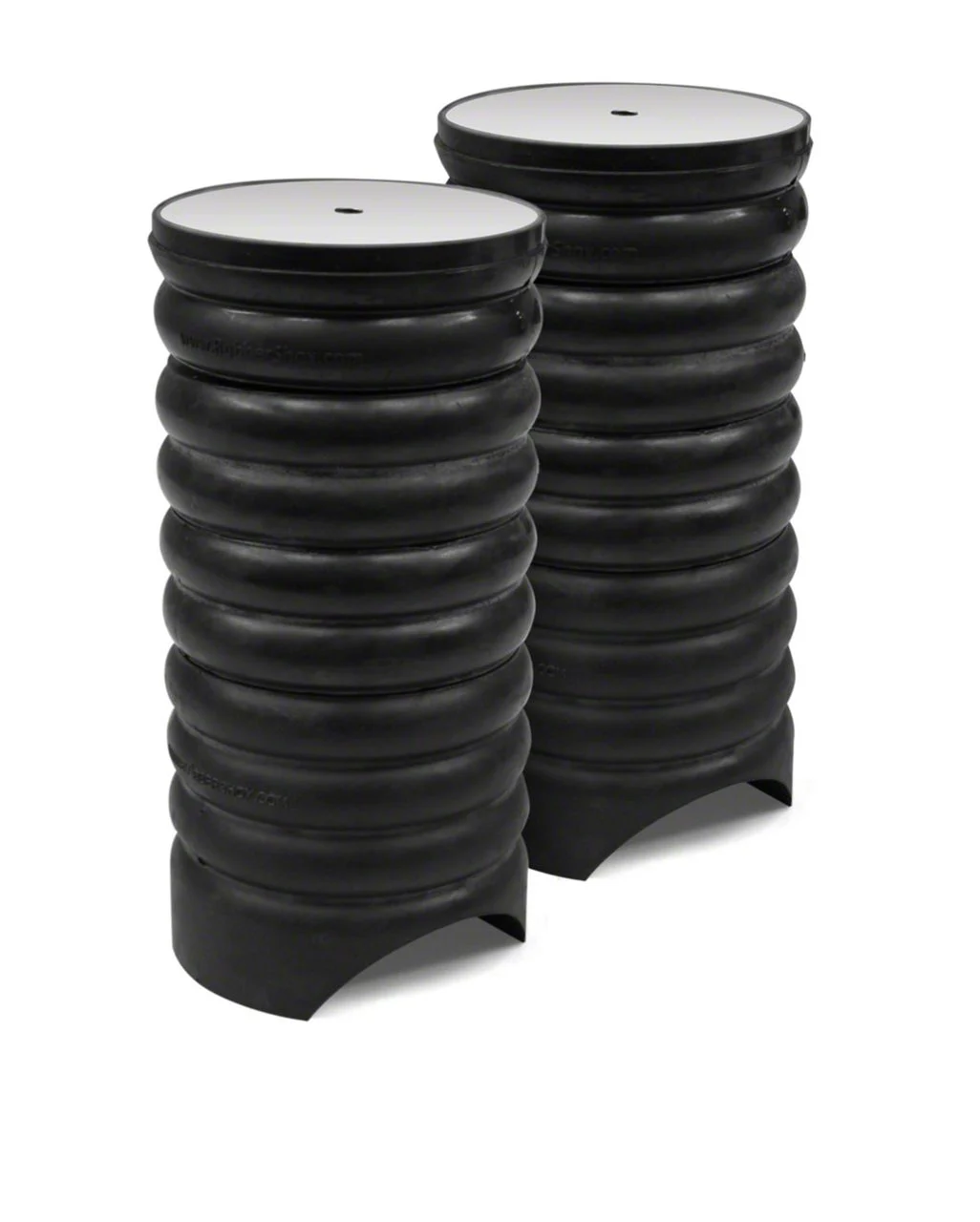 RubberShox Universal Natural Rubber Suspension Bump Stops for Super Heavy Loading/Towing or Bed Campers (Universal; Some Adaptation May Be Required)