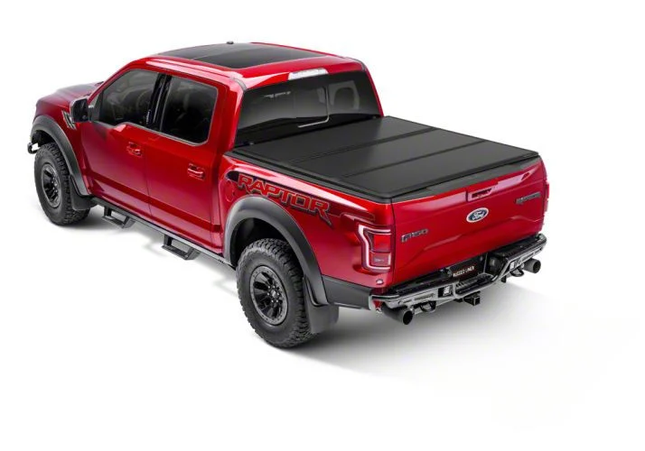 Rugged Liner Premium Hard Folding Truck Bed Cover (17-26 F-250 Super Duty w/ 6-3/4-Foot Bed)