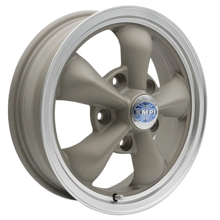 15 X 4.5 Porsche 5 Lug Empi Torque Star 2 Wheel Include Cap-Valve Stem